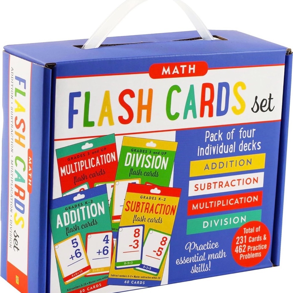 Math Flash Cards Set